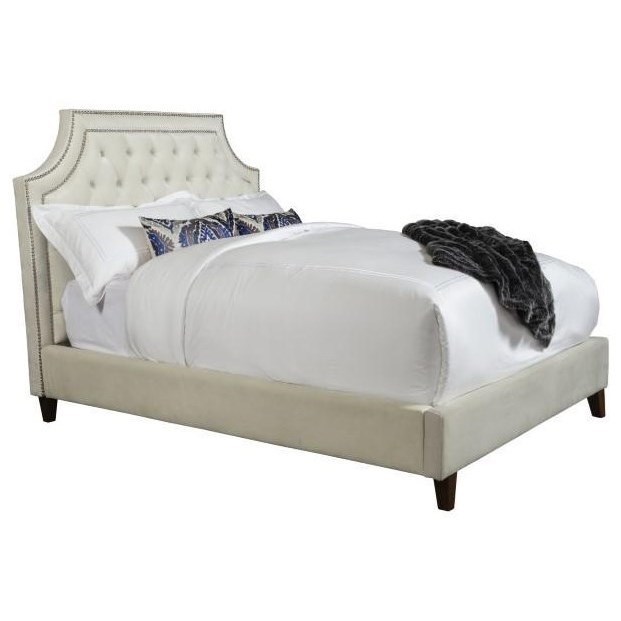 Parker Living Jasmine Queen Bed with Button Tufting Sheely's